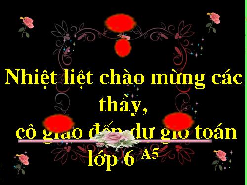 Chương I. §17. Ước chung lớn nhất