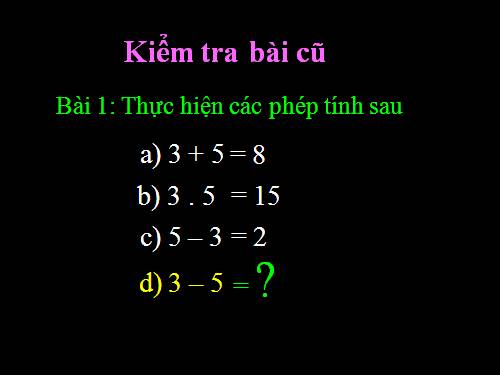 Chương II. §1. Làm quen với số nguyên âm