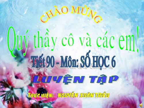 Các bài Luyện tập