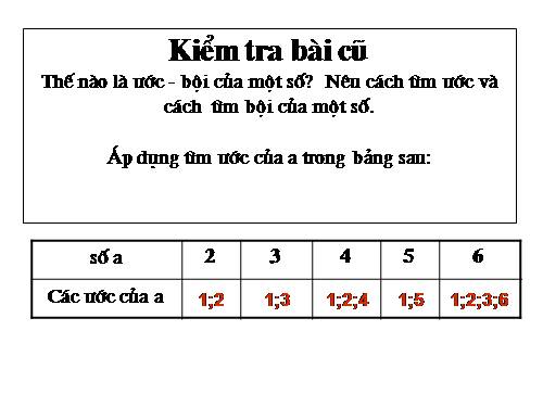 Chương I. §14. Số nguyên tố. Hợp số. Bảng số nguyên tố