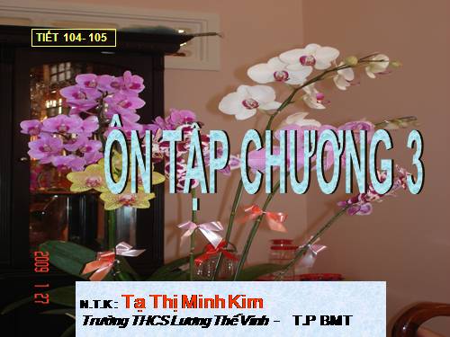 Ôn tập Chương III. Phân số