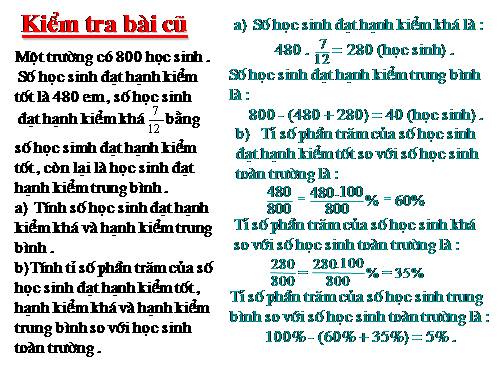 Chương III. §17. Biểu đồ phần trăm