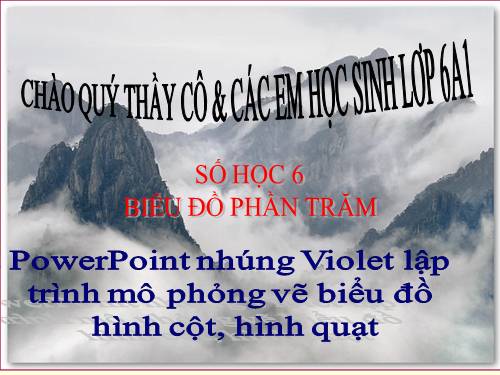 Chương III. §17. Biểu đồ phần trăm