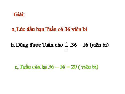 Ôn tập Chương III. Phân số