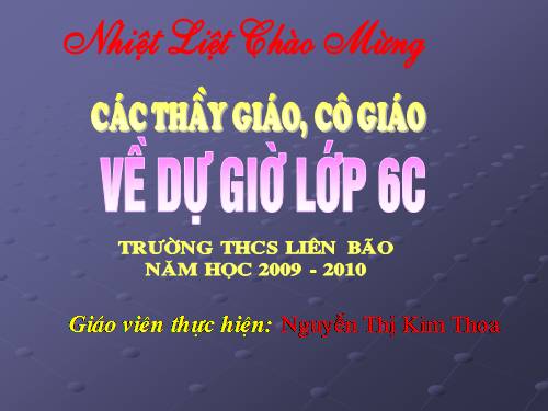 Các bài Luyện tập