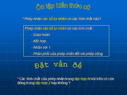 Chương II. §12. Tính chất của phép nhân