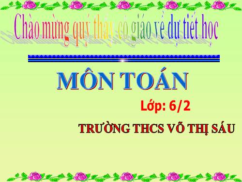 Chương III. §8. Tính chất cơ bản của phép cộng phân số