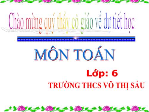 Chương III. §5. Quy đồng mẫu nhiều phân số