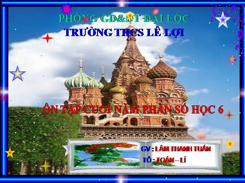 Ôn tập Cuối năm phần Số học