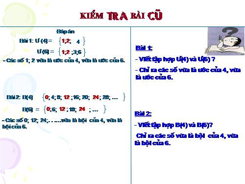 Chương I. §16. Ước chung và bội chung