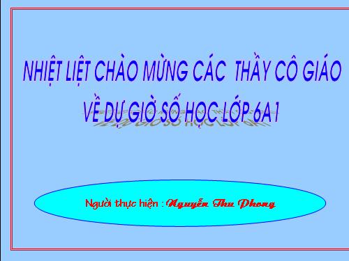 Chương I. §16. Ước chung và bội chung