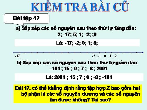 Các bài Luyện tập