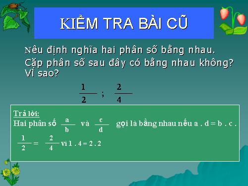 Chương III. §3. Tính chất cơ bản của phân số