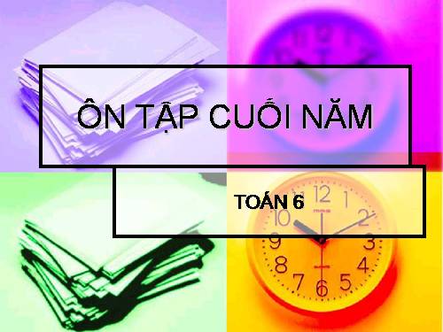 Ôn tập Cuối năm phần Số học