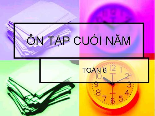 Ôn tập Cuối năm phần Số học