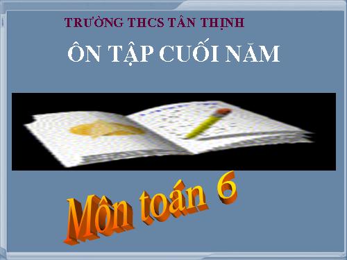 Ôn tập Cuối năm phần Số học