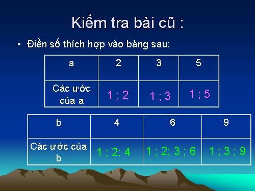 Chương I. §14. Số nguyên tố. Hợp số. Bảng số nguyên tố