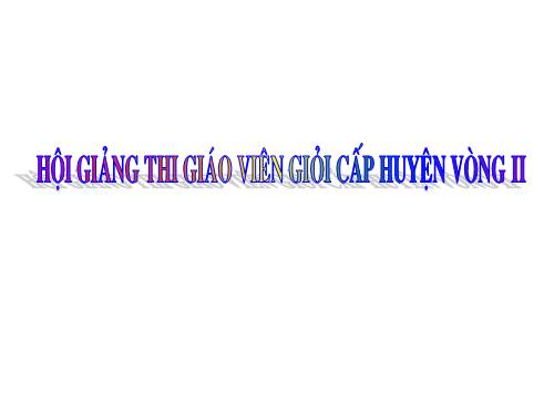 Các bài Luyện tập