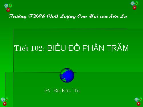 Chương III. §17. Biểu đồ phần trăm