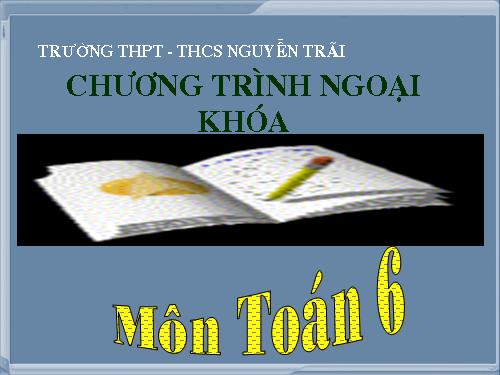 ngoai khoa toan 6