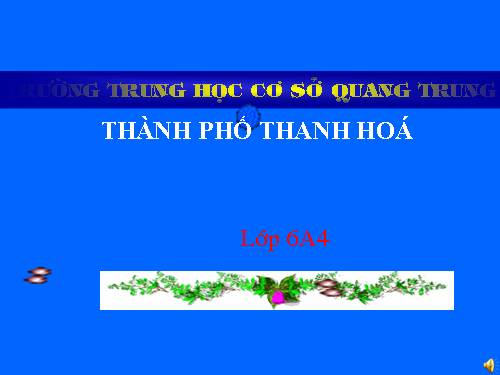 Chương III. §6. So sánh phân số