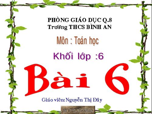 Chương II. §6. Tính chất của phép cộng các số nguyên