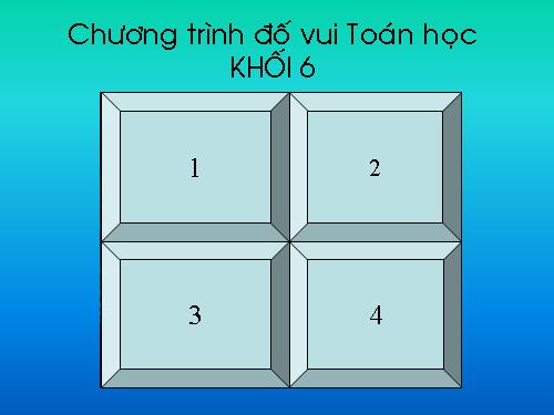 chương trình đố vui toán 6