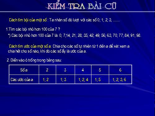 Chương I. §14. Số nguyên tố. Hợp số. Bảng số nguyên tố