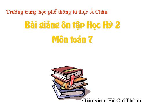 Ôn tập Chương II. Số nguyên