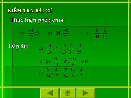 Các bài Luyện tập