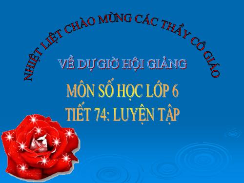 Các bài Luyện tập