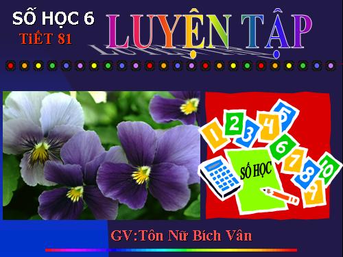 Các bài Luyện tập