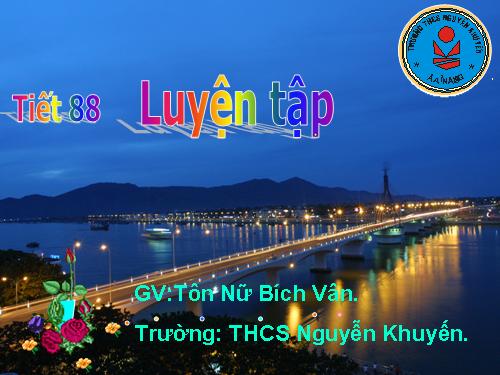 Các bài Luyện tập