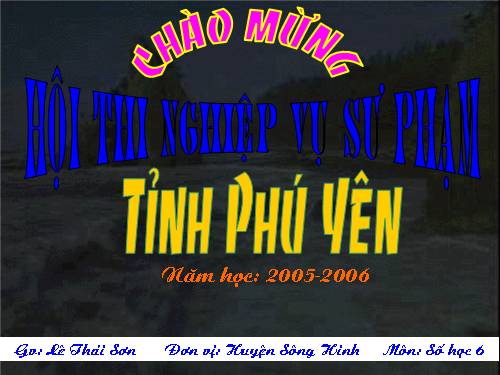 Chương III. §13. Hỗn số. Số thập phân. Phần trăm