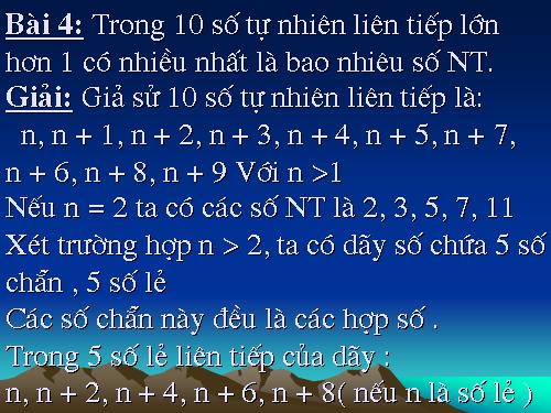 Các bài Luyện tập