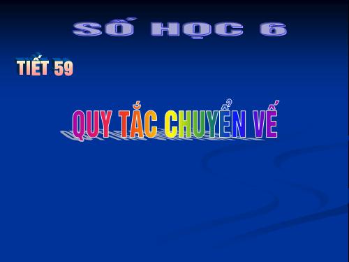 Chương II. §9. Quy tắc chuyển vế