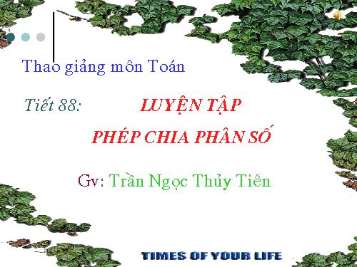 Các bài Luyện tập