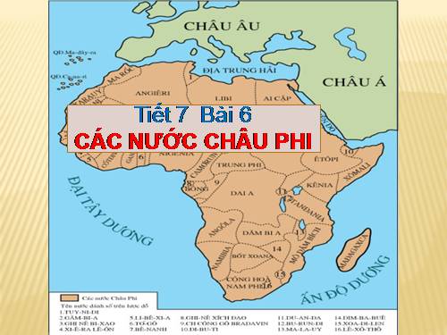 Bài 6. Các nước châu Phi