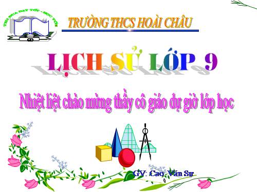 Bài 11. Trật tự thế giới mới sau Chiến tranh thế giới thứ hai