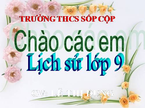 Bài 11. Trật tự thế giới mới sau Chiến tranh thế giới thứ hai