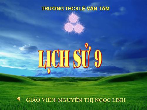 Bài 11. Trật tự thế giới mới sau Chiến tranh thế giới thứ hai