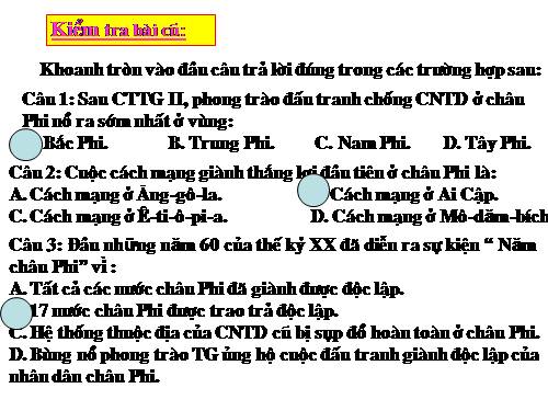 Bài 7. Các nước Mĩ La-tinh