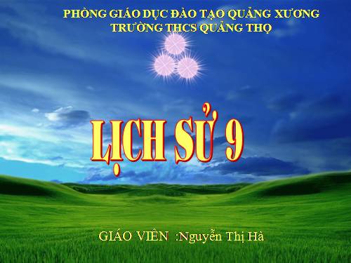 Bài 4. Các nước châu Á