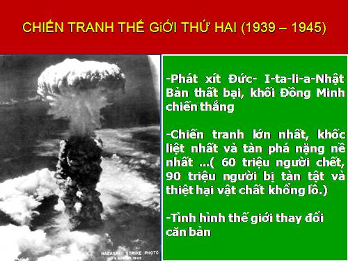 Bài 1. Liên Xô và các nước Đông Âu từ năm 1945 đến giữa những năm 70 của thế kỉ XX