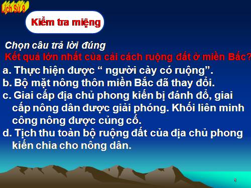 Bài 28. Xây dựng chủ nghĩa xã hội ở miền Bắc, đấu tranh chống đế quốc Mĩ và chính quyền Sài Gòn ở miền Nam (1954 -1965)