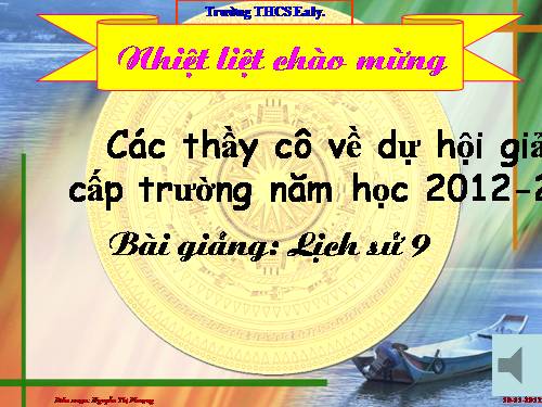 Bài 11. Trật tự thế giới mới sau Chiến tranh thế giới thứ hai