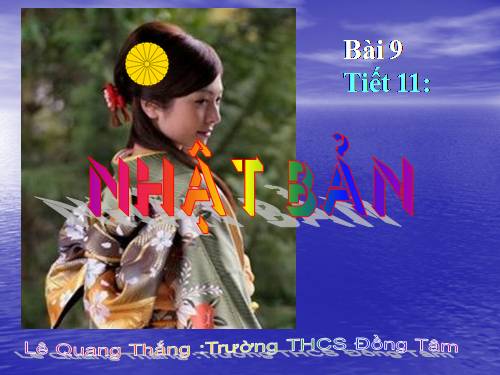 Bài 9. Nhật Bản