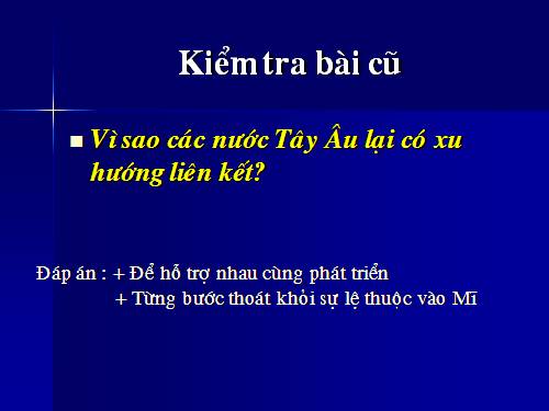 Bài 11. Trật tự thế giới mới sau Chiến tranh thế giới thứ hai