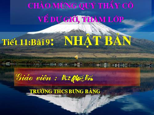 Bài 9. Nhật Bản