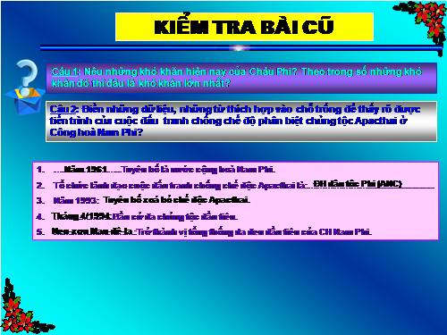Bài 7. Các nước Mĩ La-tinh